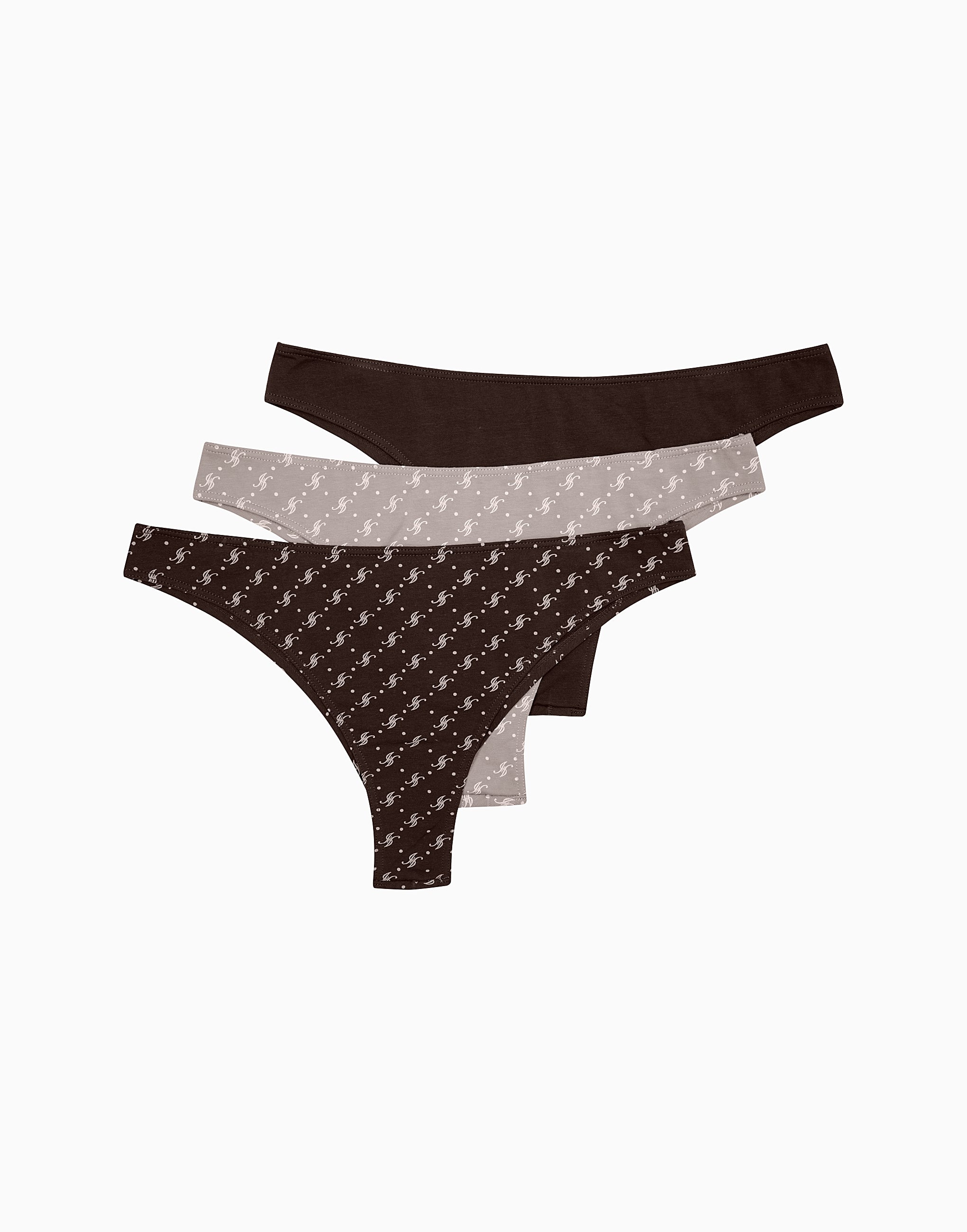 Set of 3 mid-rise Brazilian briefs MD994