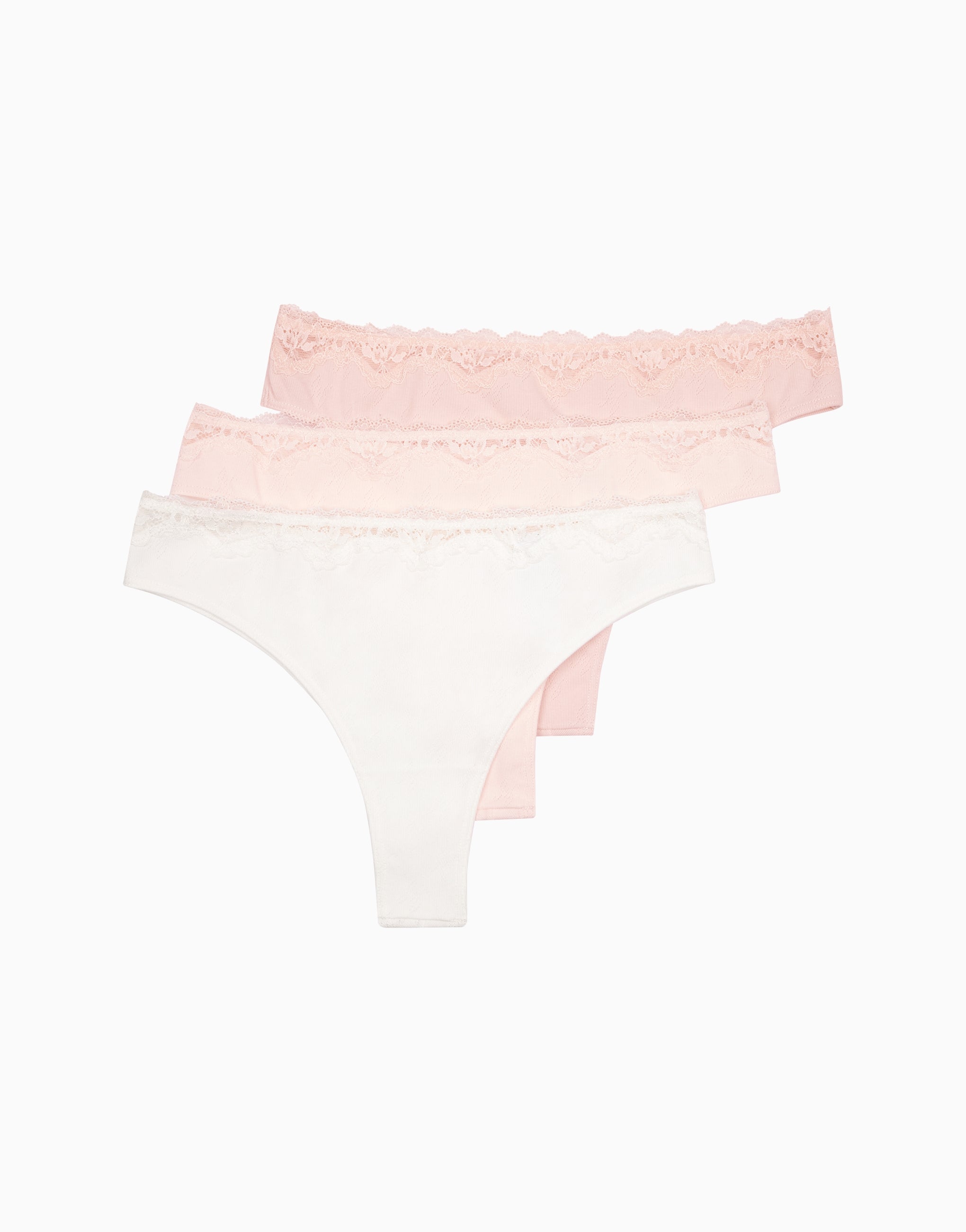 Set of 3 mid-rise Brazilian briefs MD996