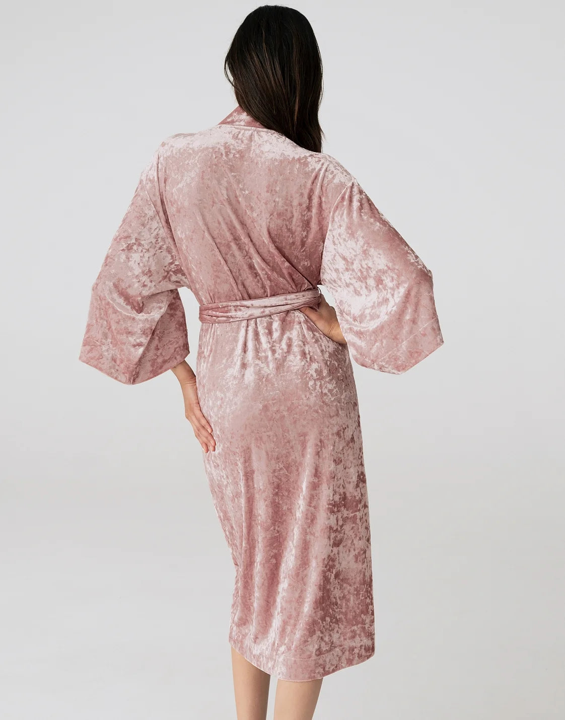 PD1135 Three-Quarter Sleeve Dressing Gown