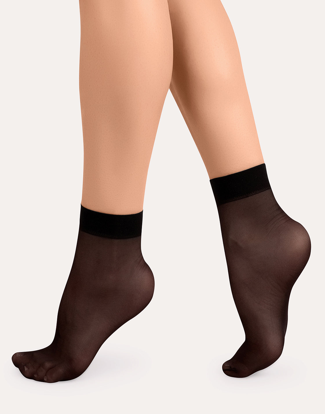 Chaussettes fines élastiques à bout renforcé City 20