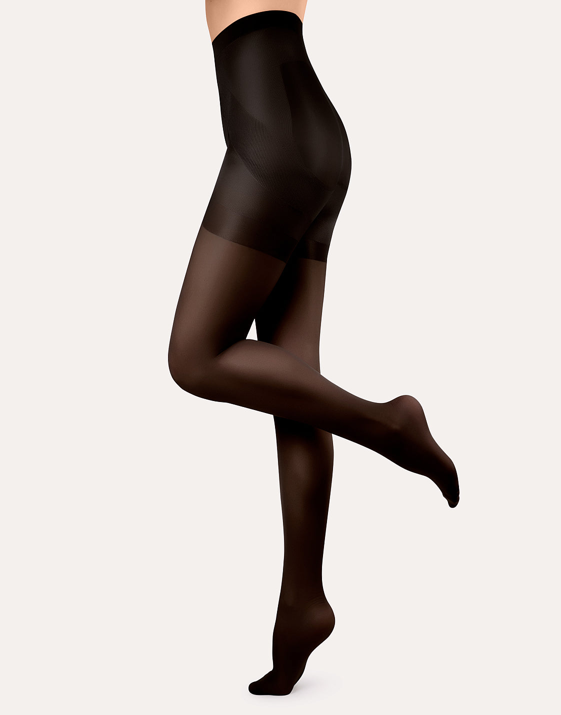 Model Up 40 Stretch-Strumpfhose mit Push-Up-Shaping-Slip