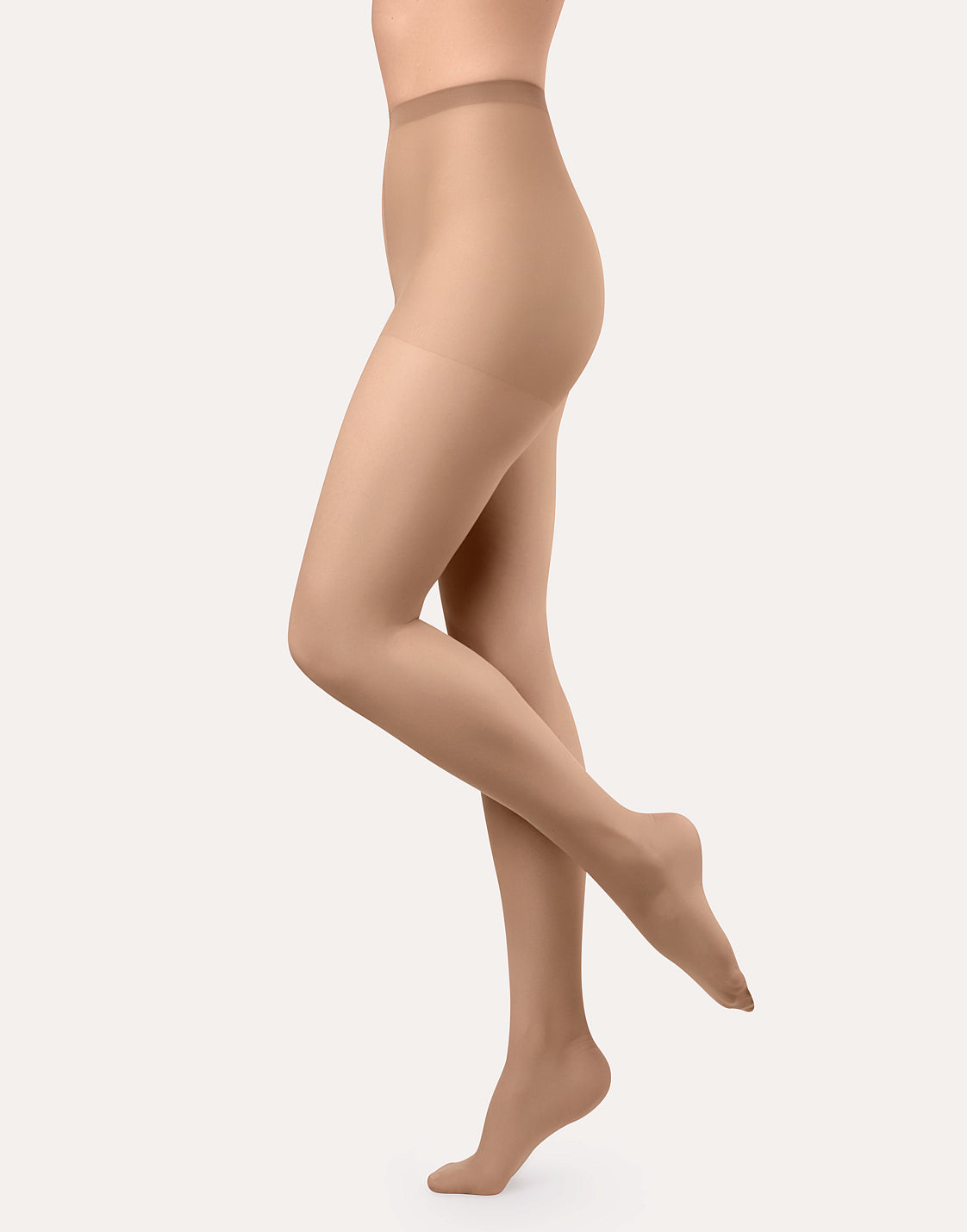 Cosmo 8 transparente Strumpfhose mit figurformendem Oberteil