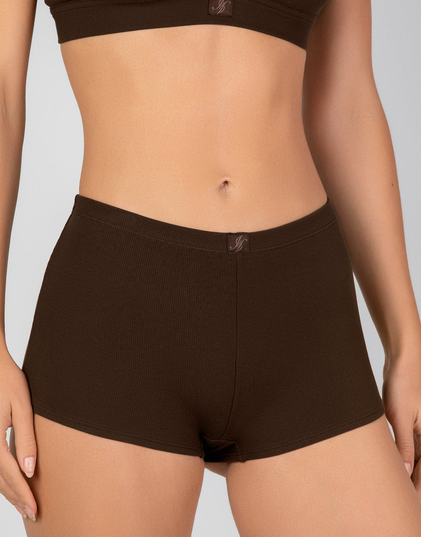 Set 2 pantaloncini a vita alta MD1106