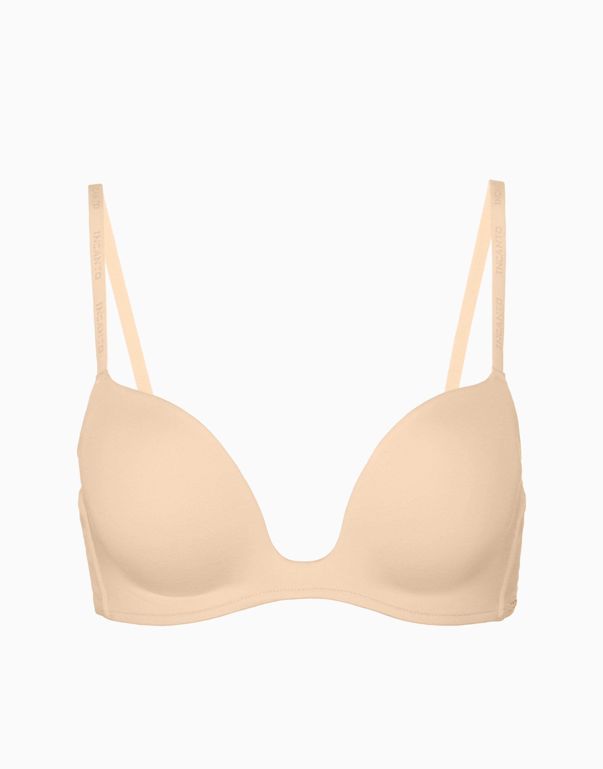 Push-Up Bra with preformed cups on a Skin chest strap