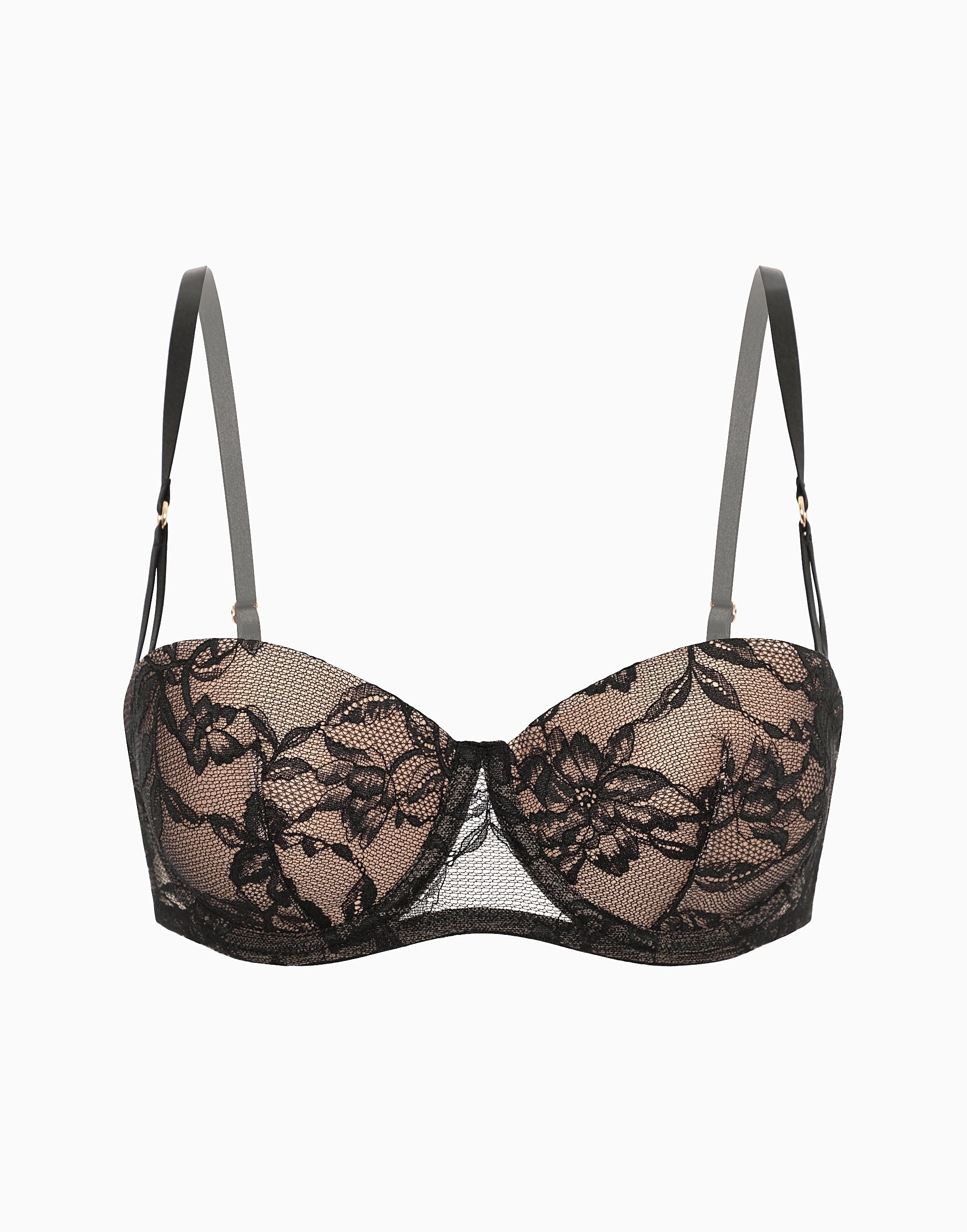 Soutien-gorge balconnet push-up avec bonnets préformés CD895