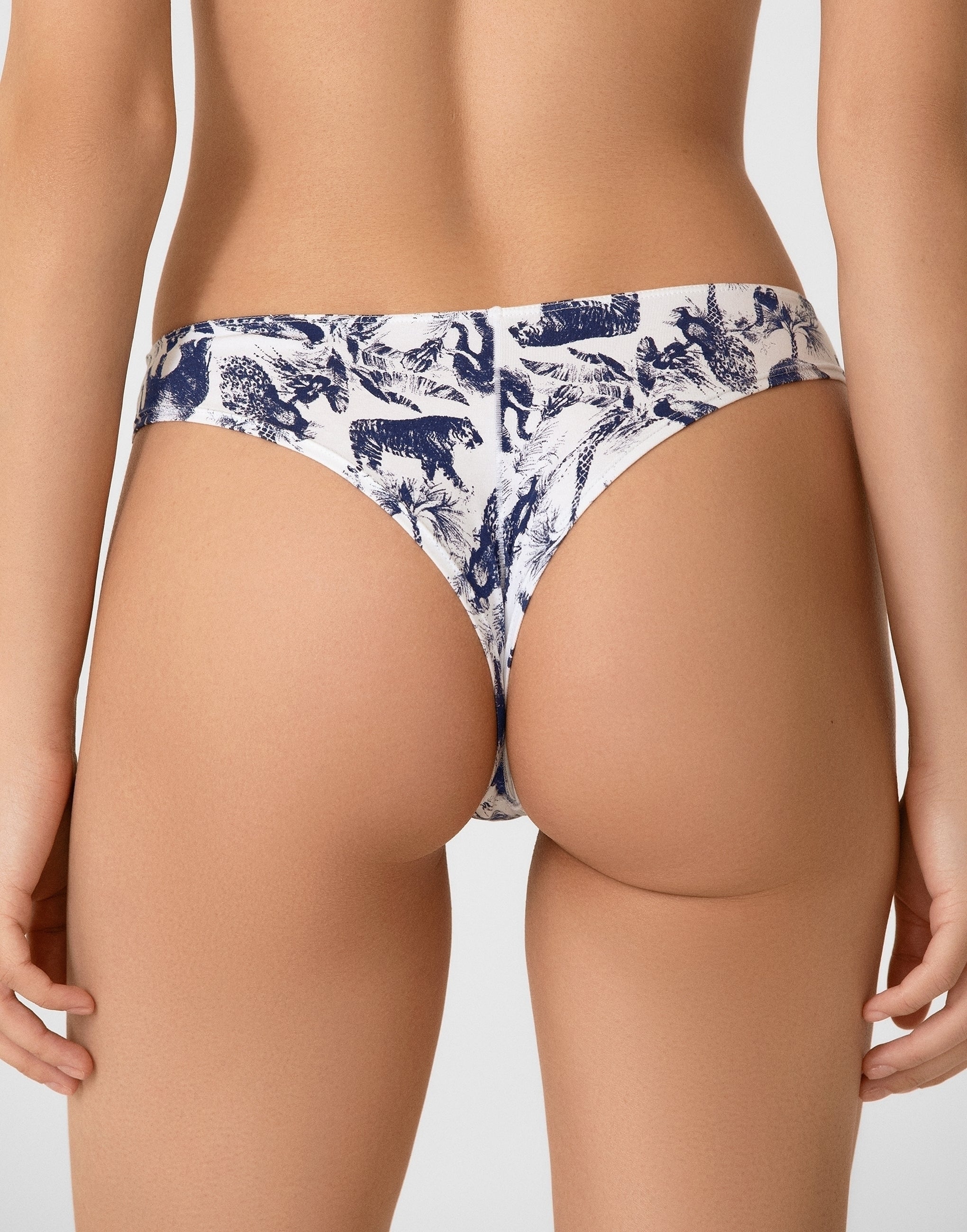 Lot de 3 slips brésiliens taille mi-haute MD775