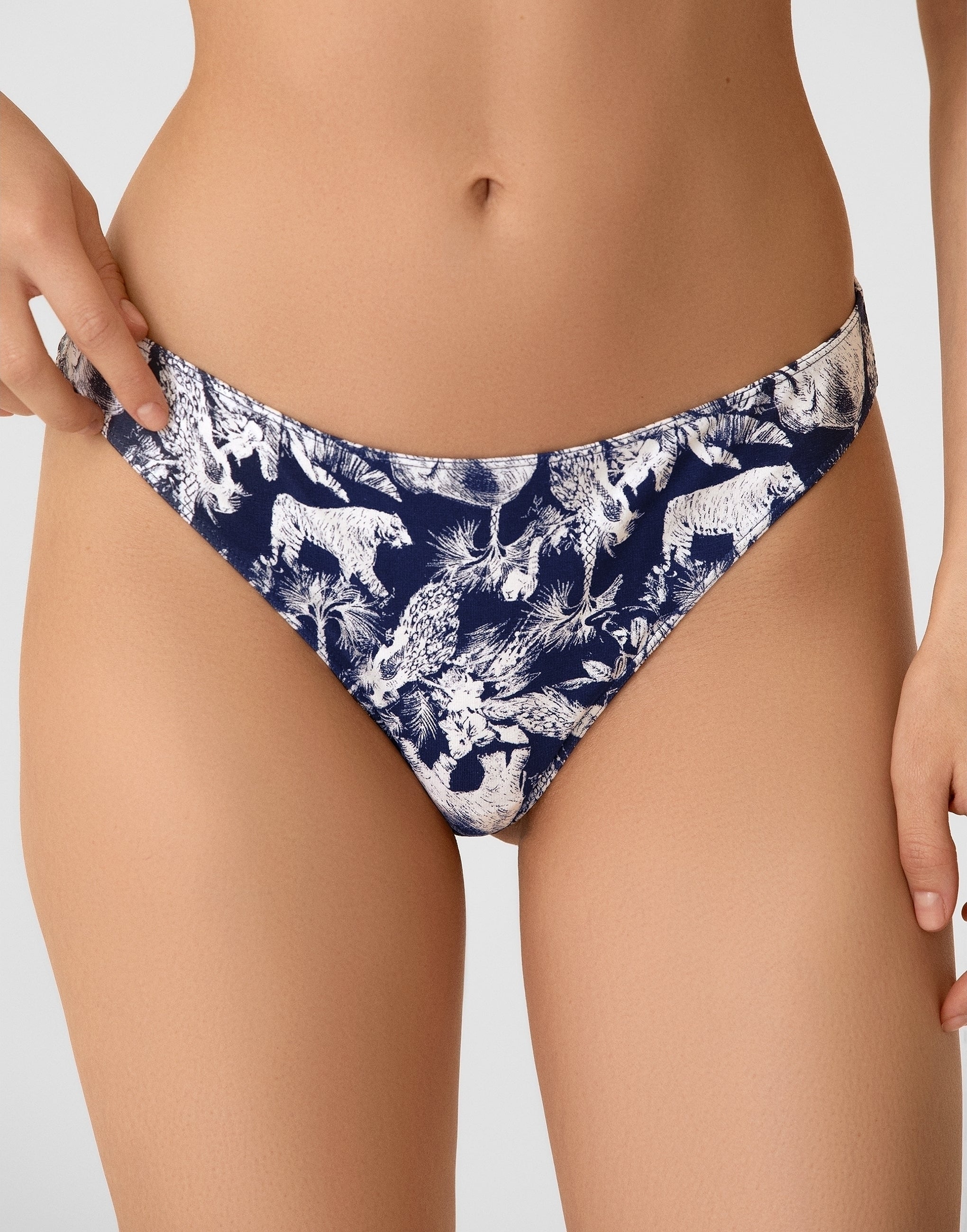 Lot de 3 slips brésiliens taille mi-haute MD775