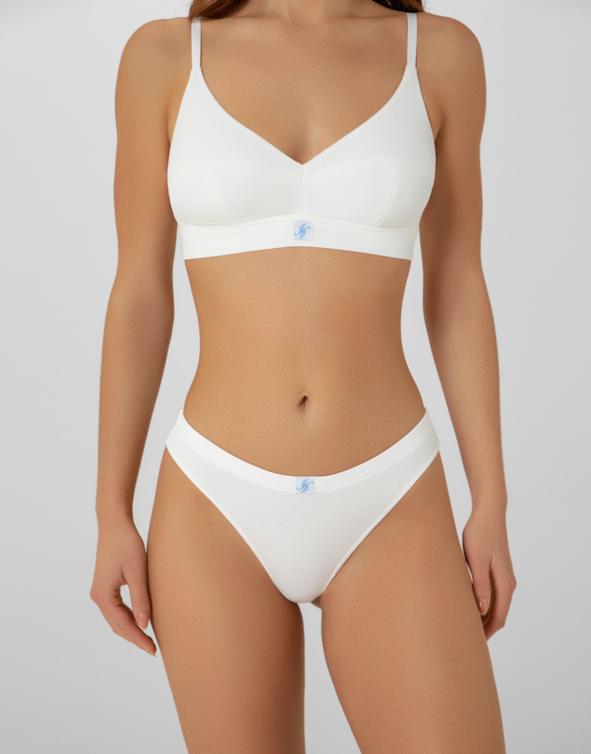 Lot de 3 slips brésiliens taille mi-haute MD1034