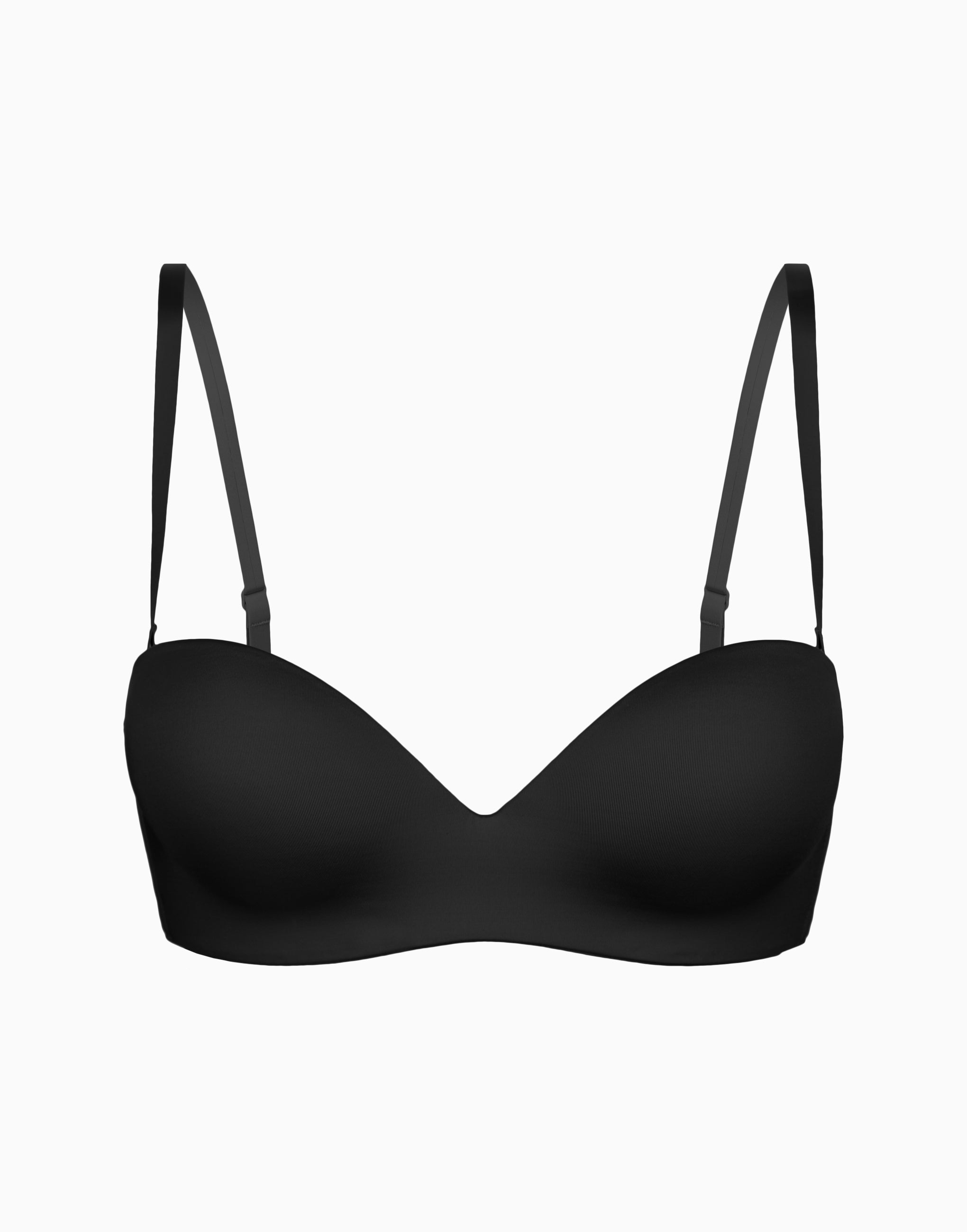 Double Push-Up Balconette Bra with Preformed Cups without Underwire Skin