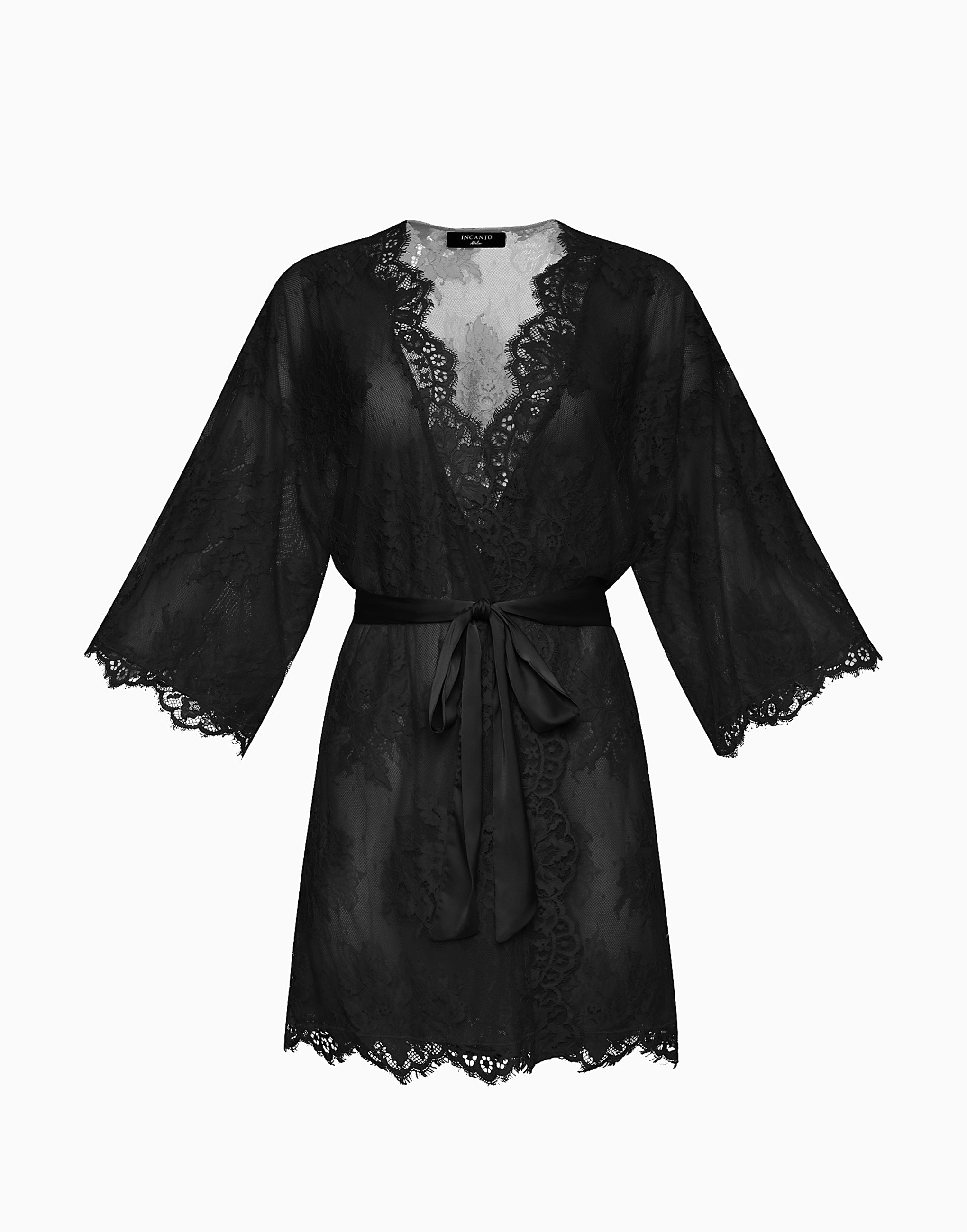 PD841 Three-Quarter Sleeve Dressing Gown