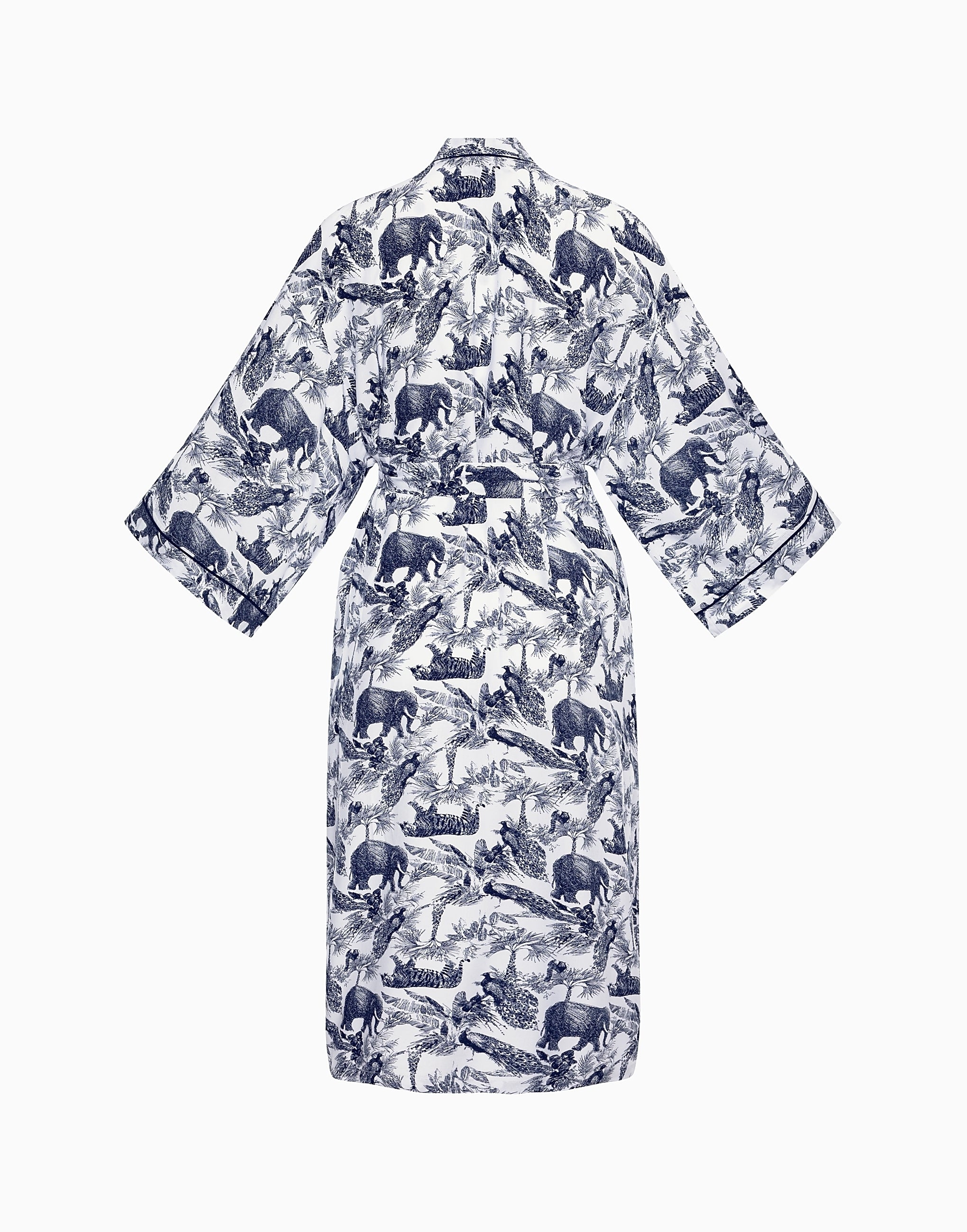 PD856 Three-Quarter Sleeve Dressing Gown