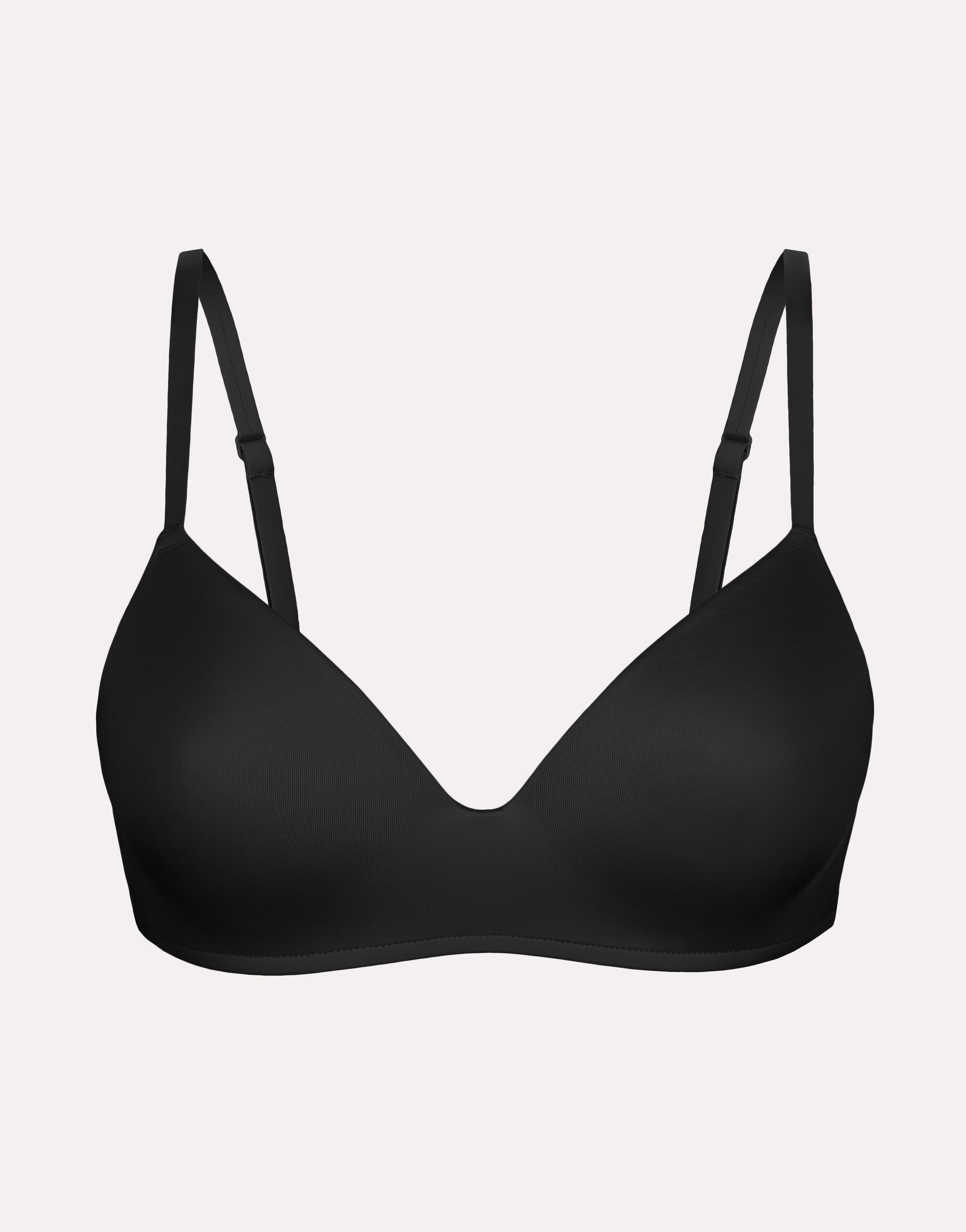 Skin underwired preformed cup bra