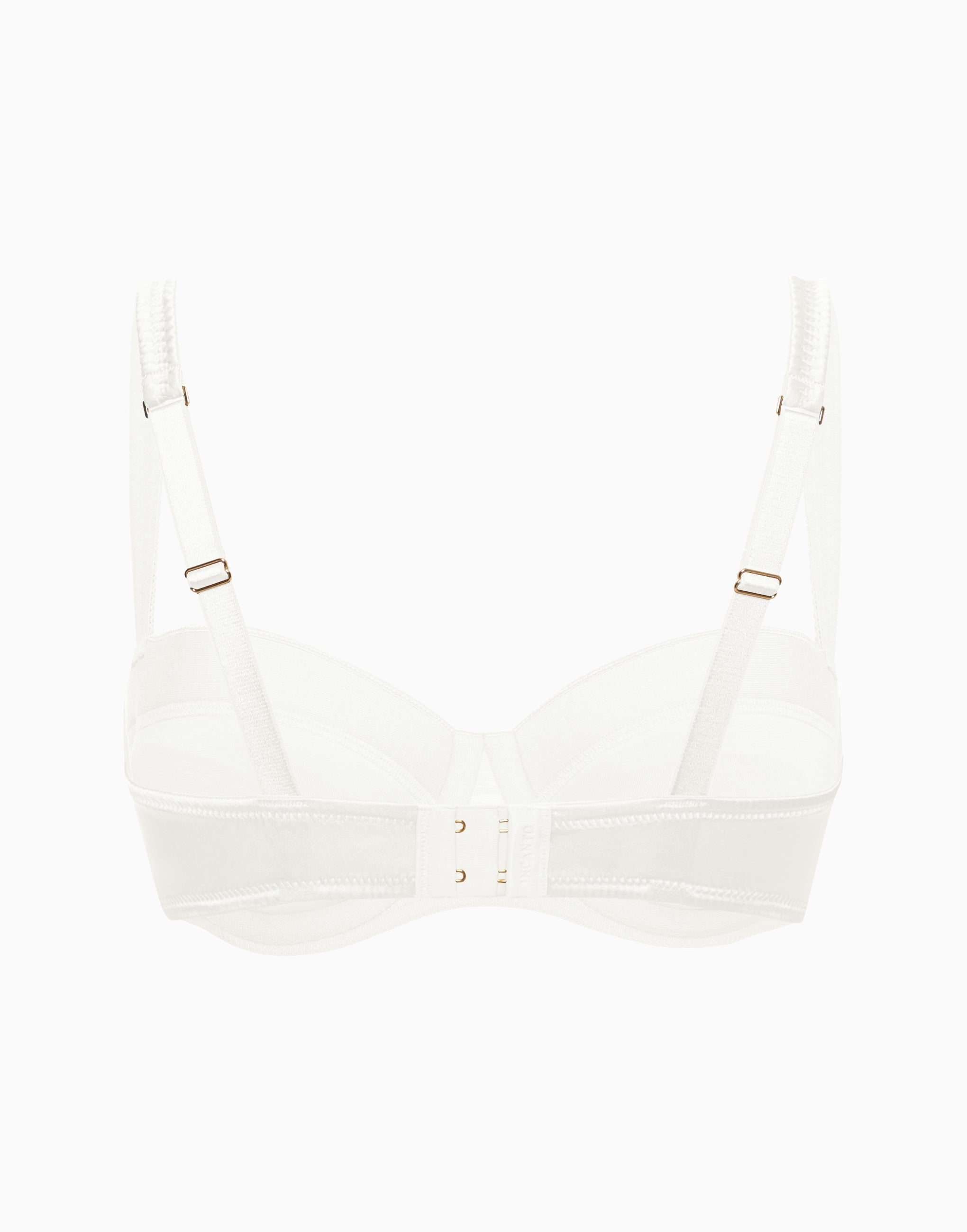 A balconette bra with soft cups and silk sponge padding CD377