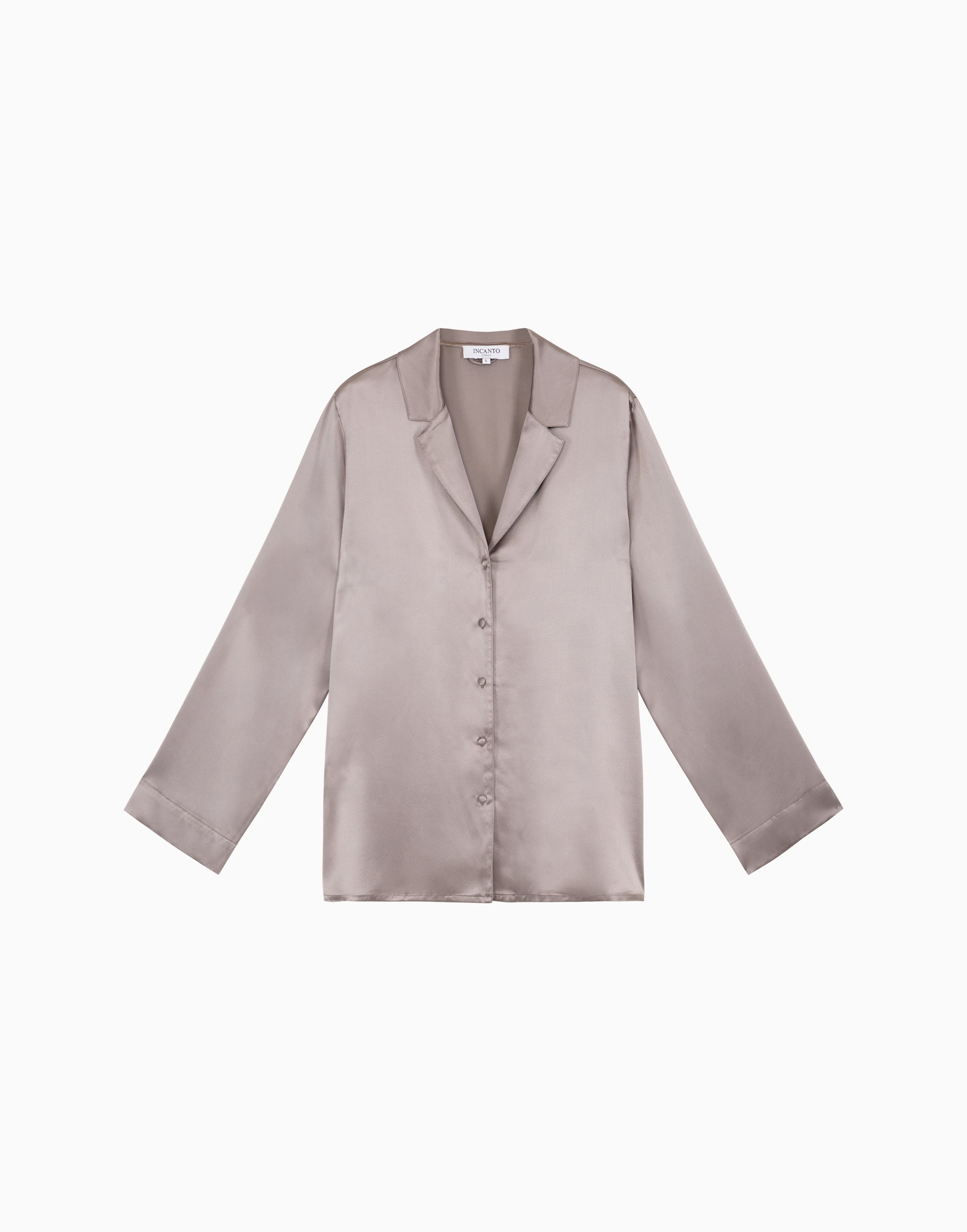 Chemise à manches longues en soie PD267