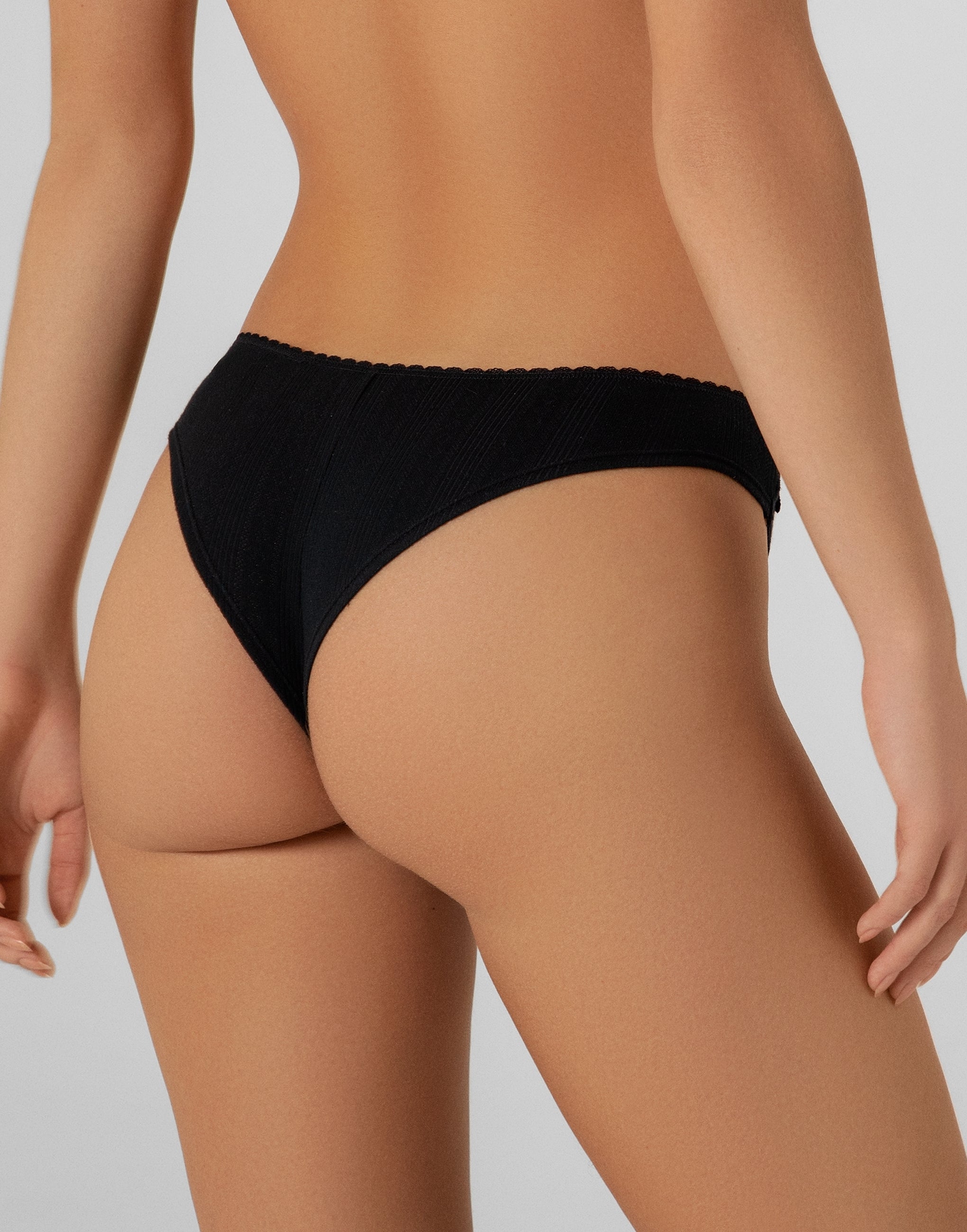 Lot de 3 slips brésiliens taille mi-haute MD995