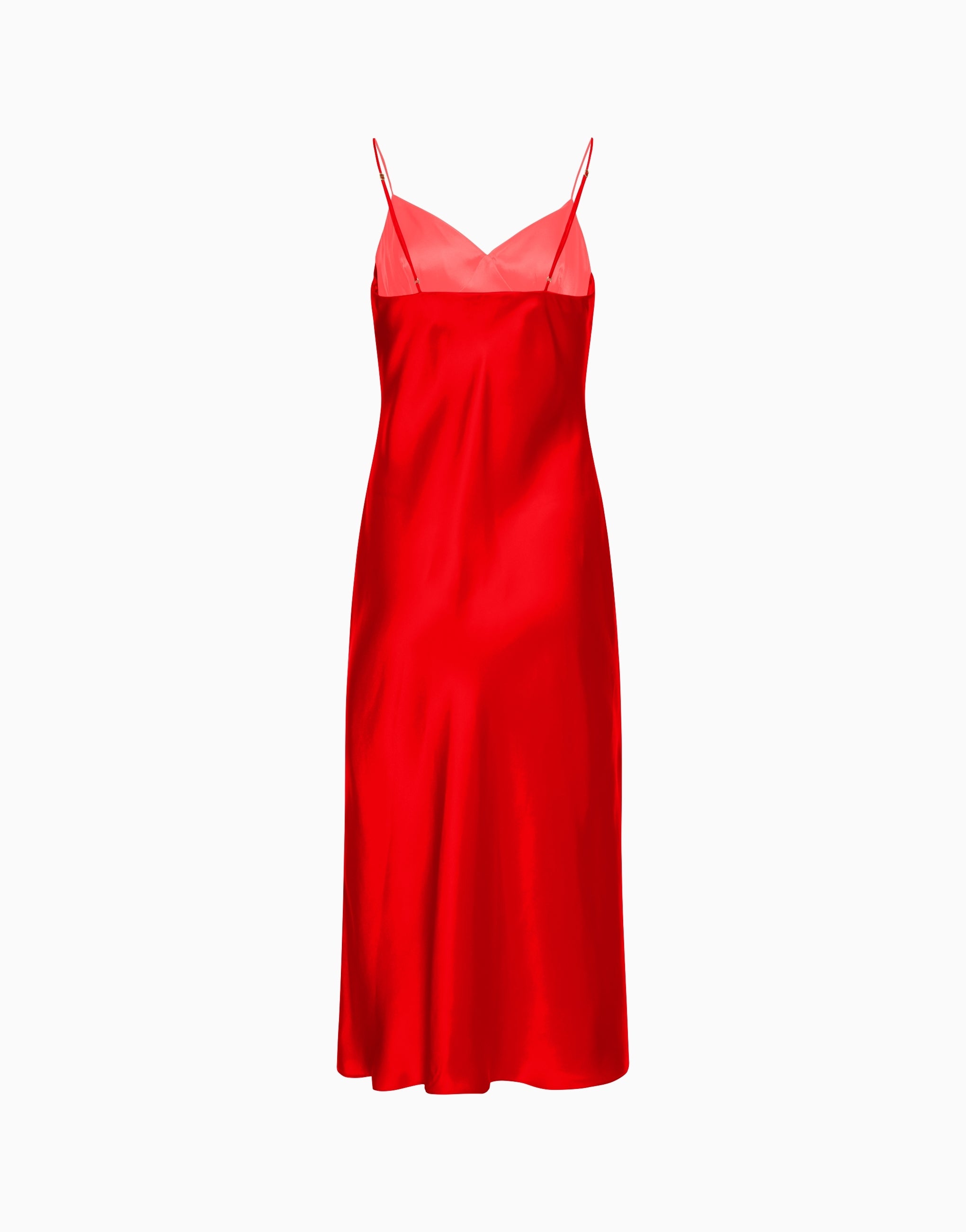 Long slip with silk straps PD267