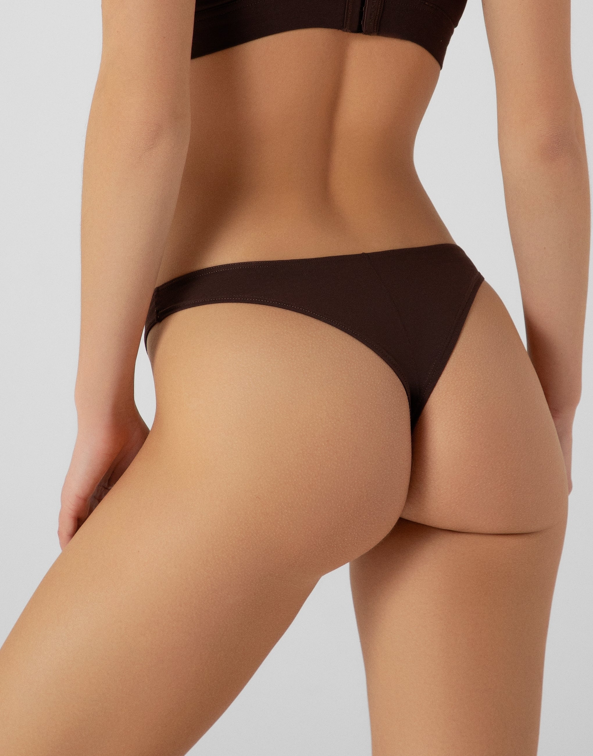 Lot de 3 slips brésiliens taille mi-haute MD981
