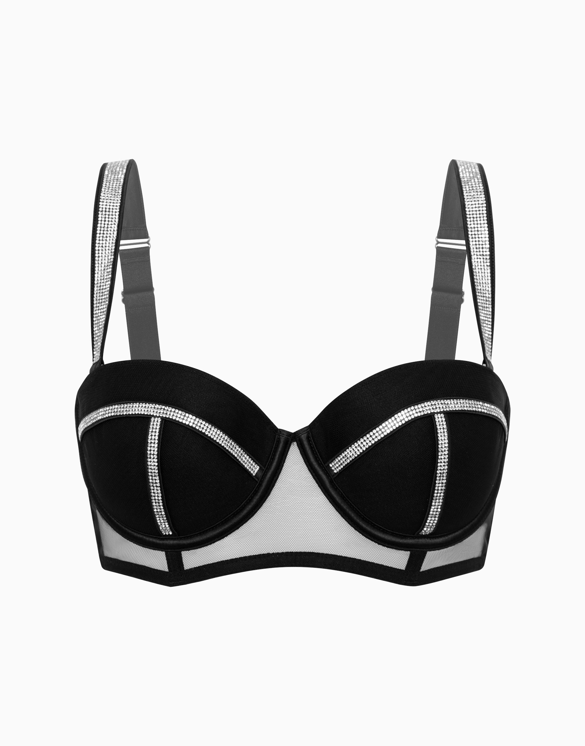 Soutien-gorge balconnet avec bonnets souples et rembourrage en éponge CD679