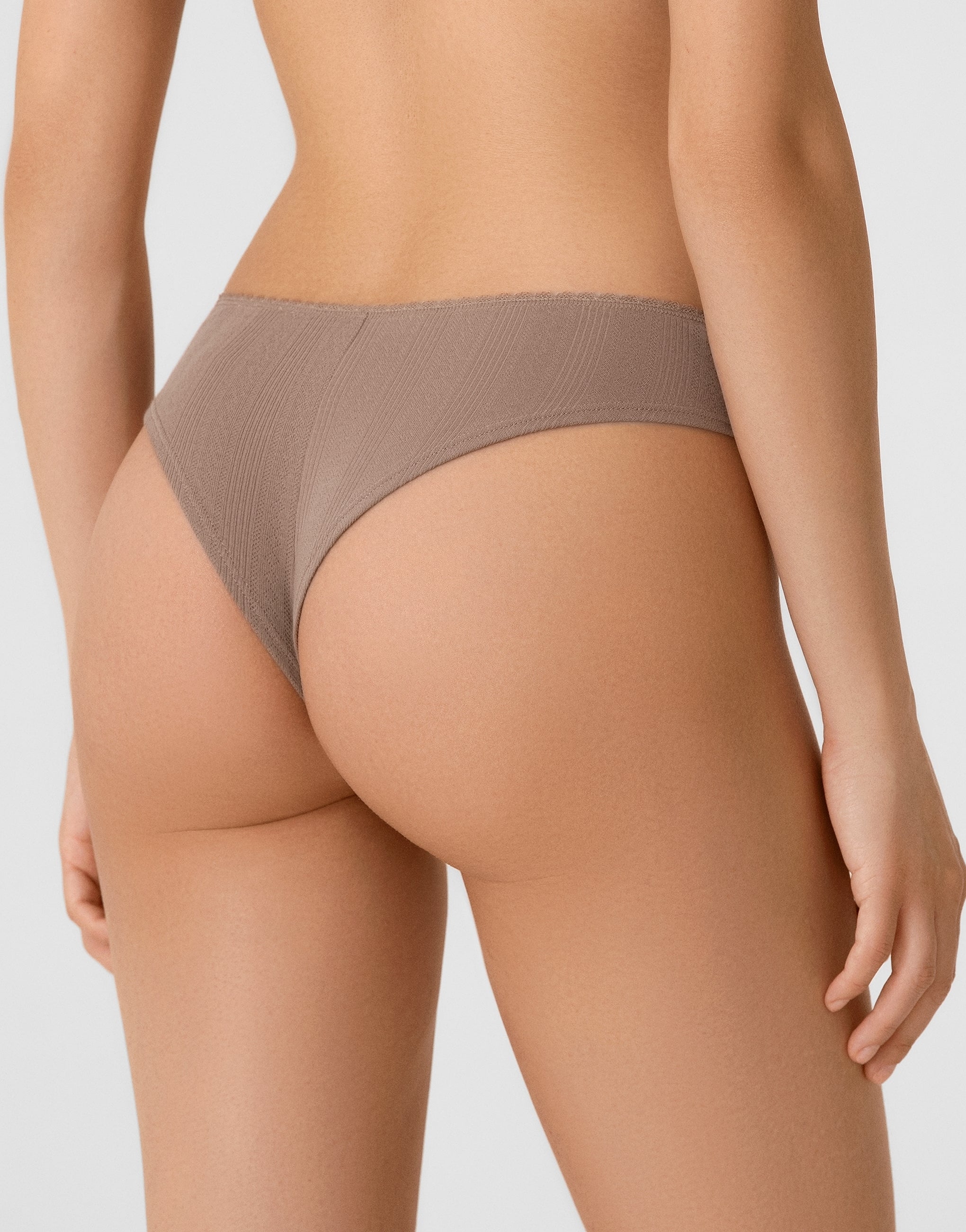 Lot de 3 slips brésiliens taille mi-haute MD767