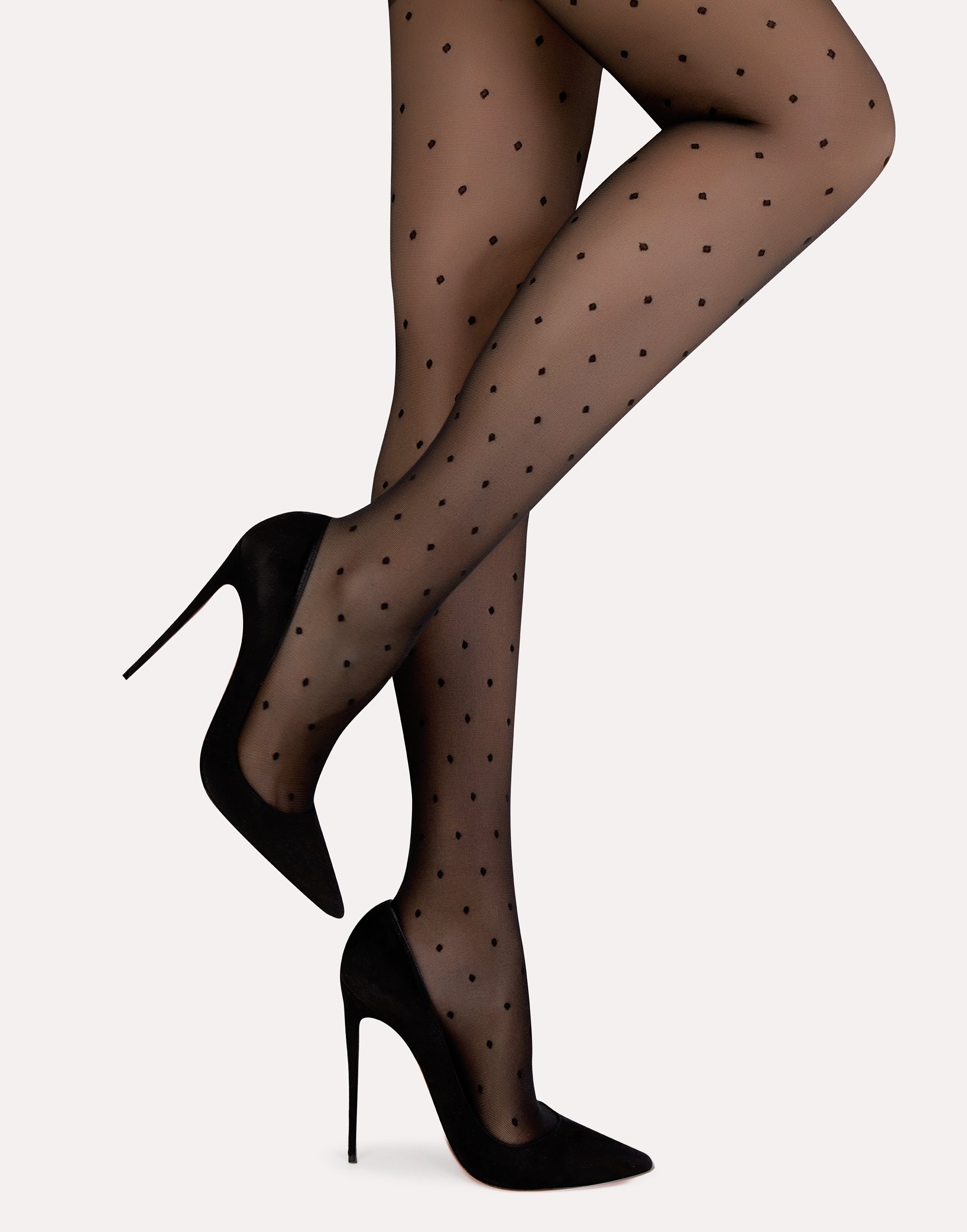 Small Polka Dot Tights with Support Shorts FASHCOL060